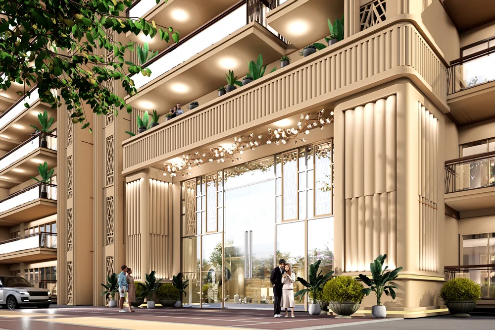 Developer illustration of the entrance at ACE Arte