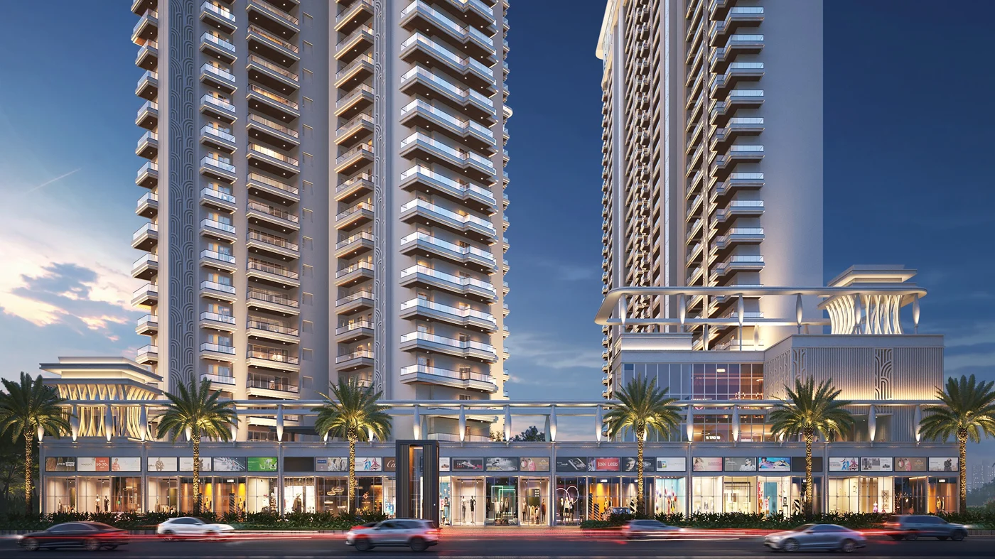 Developer illustration of vvip addresses greater noida west