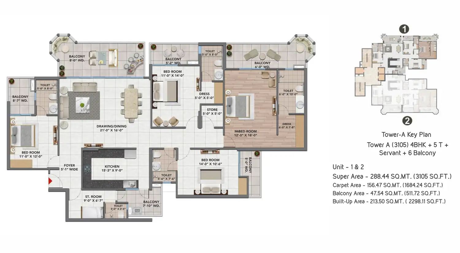 VVIP Namah · Floor plan