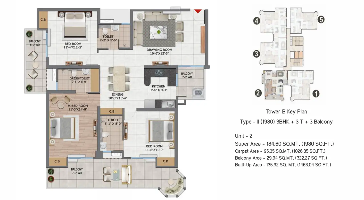 VVIP Namah · Floor plan