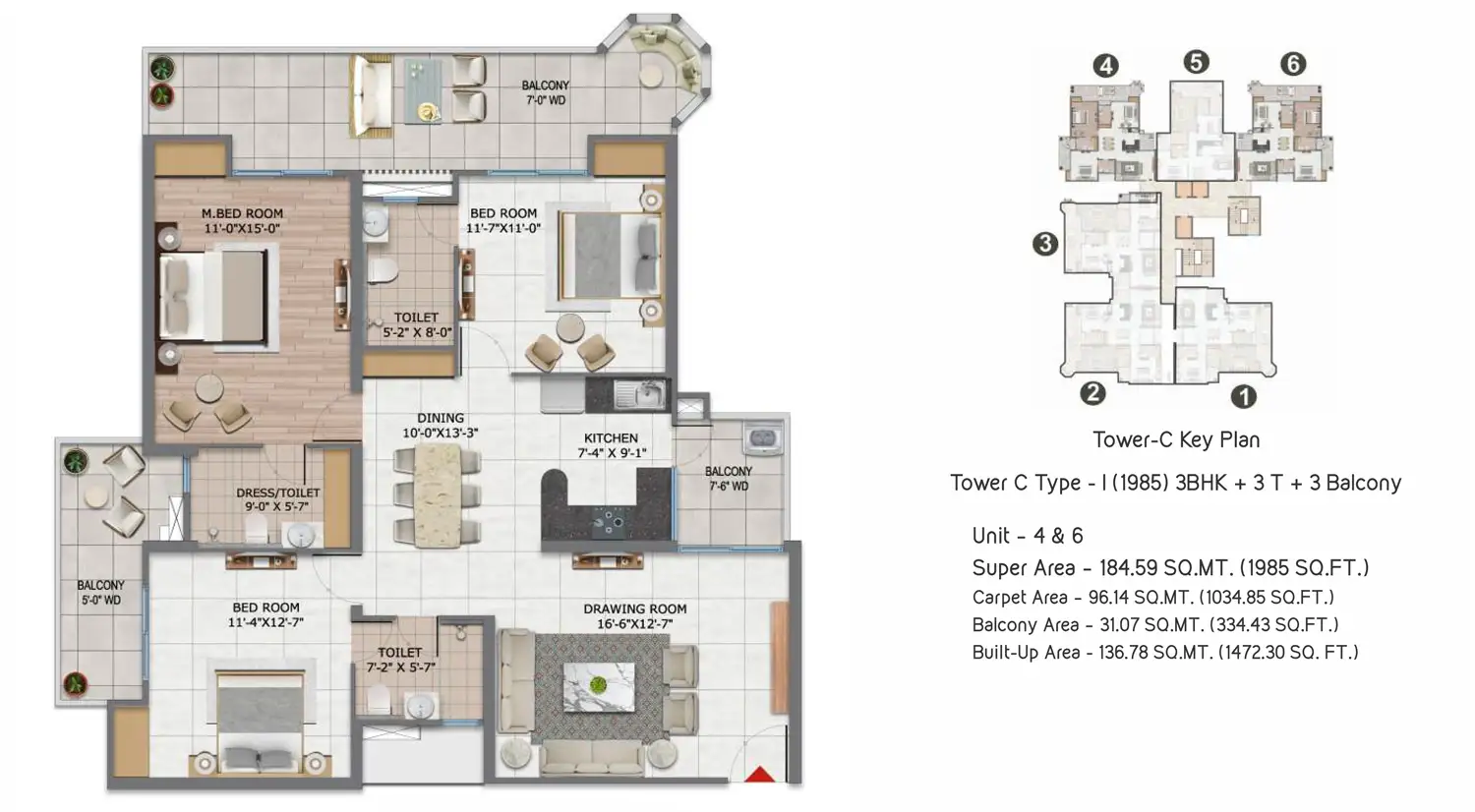 VVIP Namah · Floor plan