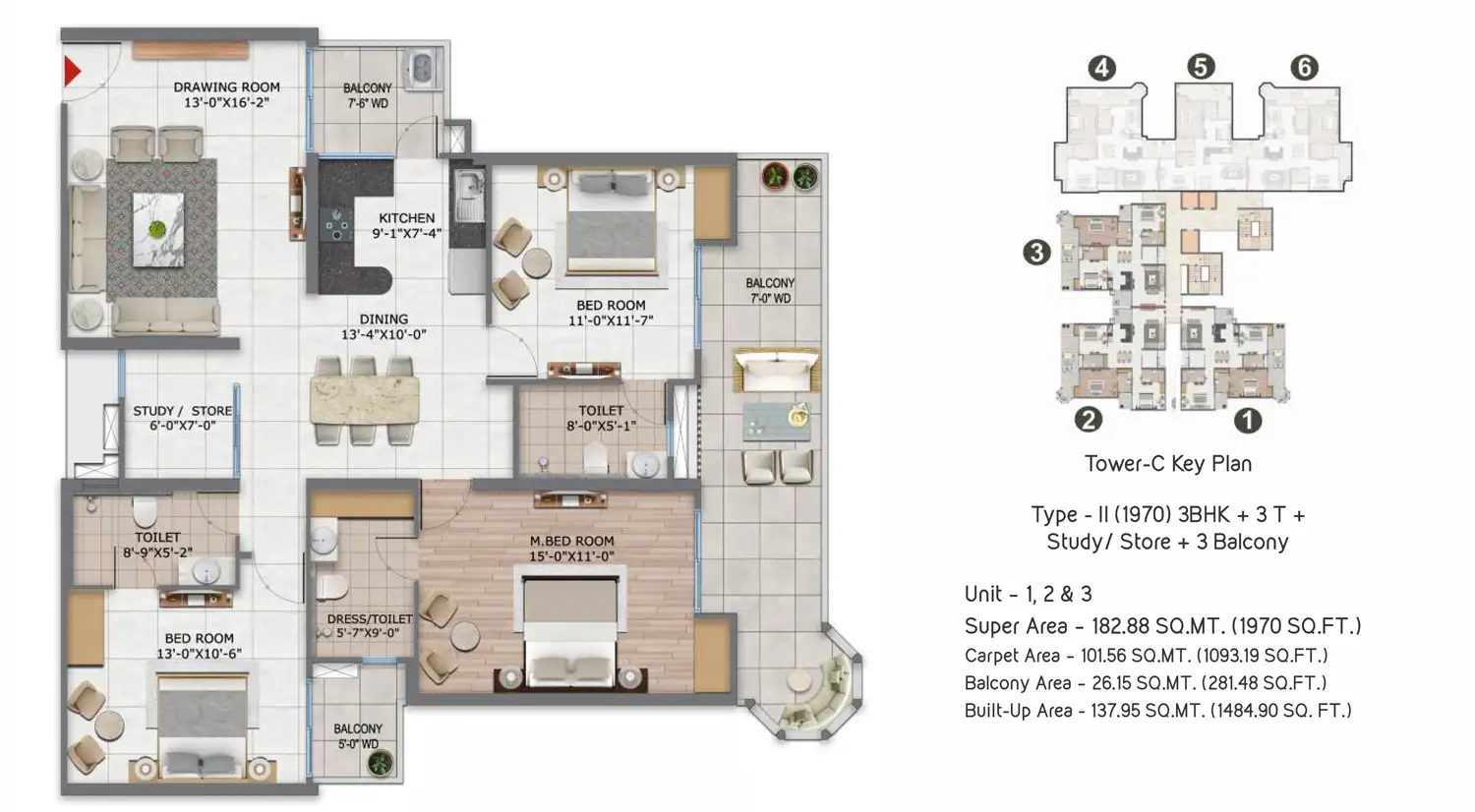 VVIP Namah · Floor plan